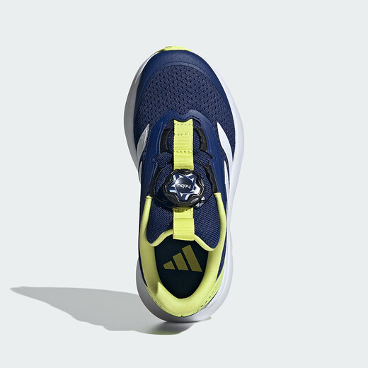 阿迪达斯（adidas）童鞋25夏秋季男童运动鞋网面透气DURAMO儿童HABU旋钮跑步鞋KJ6282