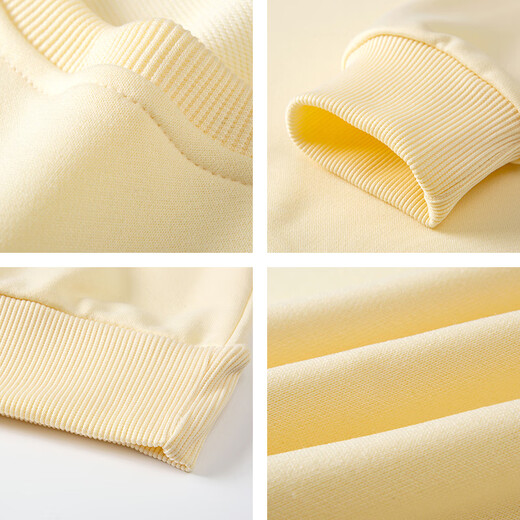 GENIOLAMODE sweatshirt men's loose solid color round neck pullover sweatshirt basic versatile long-sleeved top