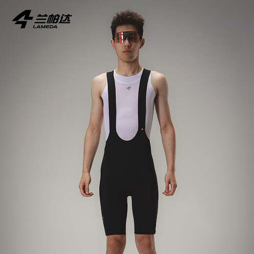 Lampada Double Arrow Cycling Shorts Bib Strap Men's Summer Road Bike Arrow Feather XL