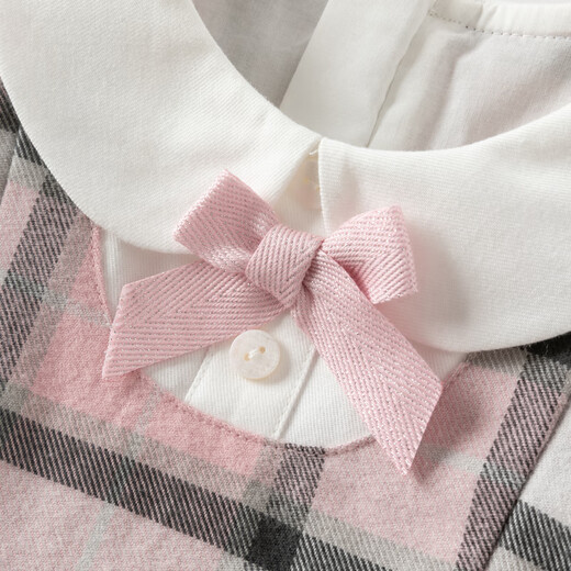 David Bella children's cotton dress girls plaid skirt baby girl western style preppy skirt