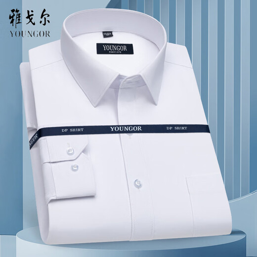 
CEO Yageor produces a long-sleeved shirt 2025 new men's DP high-iron free business formal casual top loose lining 6629 38 Recommended 115-120Jin [Jin equals 0.5 kg]