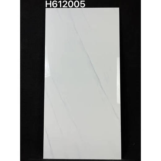 Ni Zhier Custom Wohnzimmerbodenfliesen Foshan 600x1200 Weißer grauer Marmorbodenfliesen Anti-Rutsch-Wege-resistenter großer Teller 12805 600x1200mm