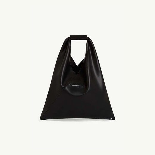 Maison Margielamm Classic Klassische kleine schwarze einfache und modische Pendlerdreieck-Tasche Bucket Tasche Offizielle Flaggschiff authentisch T8013 Schwarzklassic