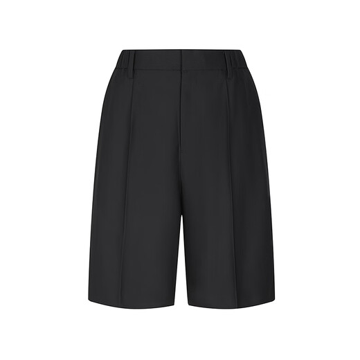 
LESS Fashionable Casual Mid-Pants 2P4E12370zx Black S