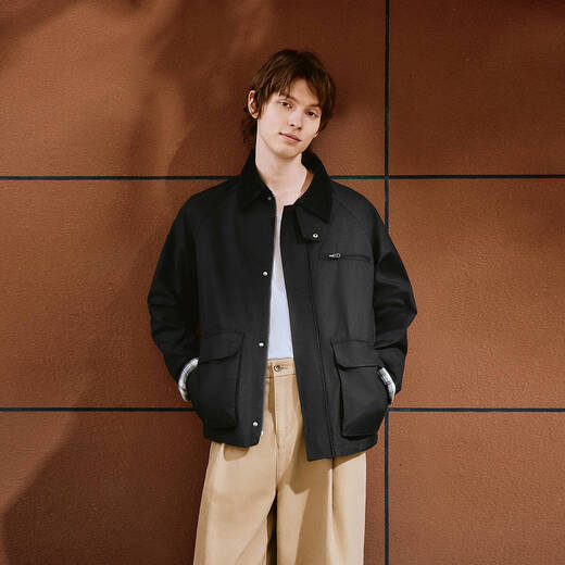 Semir pure cotton jacket men's Barn style work jacket men's corduroy jacket autumn loose top 101524108201