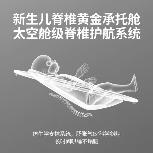 ULOP high-view baby rocking chair to coax babies, baby electric rocking cradle, newborn baby to coax to sleep, top-quality baby cradle bed, mosquito net + sleeping mat + doll, baby supplies, practical gifts for newborns to meet and greet.