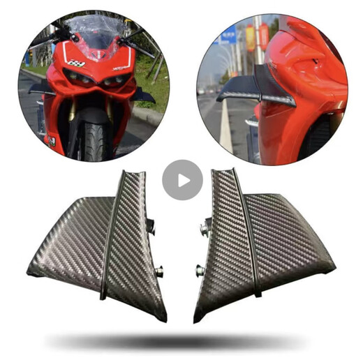 Raffinage et ténacité en améliorant Ducati V4 Street Fighter Sktmrc390 Air au couteau à air modifié Wind Wing Rc8 Spoiler 1098 Small Air Knife 4