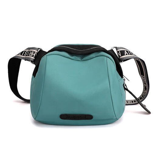 Nuevo bolso de hombro a la moda de nylon femenino moderno bolso móvil de concha de color móvil versátiles de gran capacidad mini negro