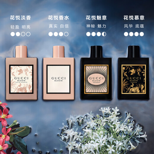 Gucci (GUCCI) Zhang Linghe's same style Huayue Eau de Toilette for women 50ML fragrance gift box birthday gift for girlfriend