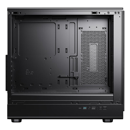 Peninsula Iron Box (PADO) Zhulong L6 Black Glass Side Mesh Desktop Computer Main Case Supports 360 Water Cooling/ATX Motherboard/Air Duct Case/Dust-proof Cooling/12 Fan Positions