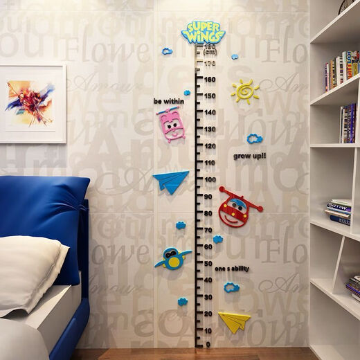 
Your secretary cartoon 3d three-dimensional child measurement acrylic height sticker wall sticker girl room layout bedroom decoration 3879 rabbit height sticker coffee skin color pink big