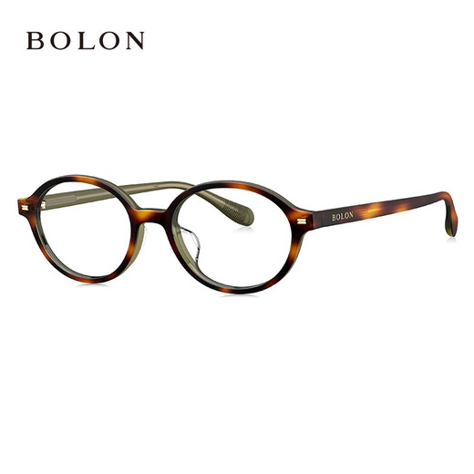 暴龙（BOLON）眼镜框 25年新品书呆子文艺复古镜架男女 开学季 BJ3212 精选 B28-玳瑁色 此项仅单框-镜框支持试戴