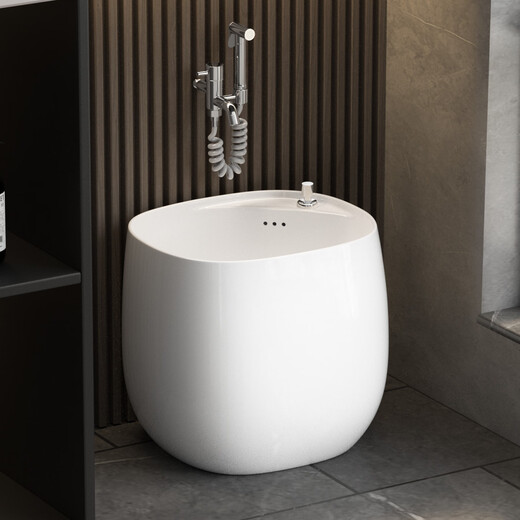 TOTO Mute mop pool household balcony bathroom mop basin ceramic mop pool outdoor mop basin bathroom mop pool M1049[49*38*40cm] single basin