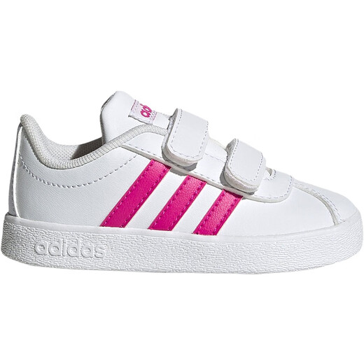 Adidas (adidas) adidas 2023 Summer New VL Court 2 Sneakers Velcro pour enfants EG3890 21