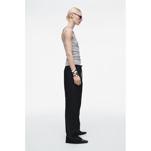 Cos Women's Grey Cotton Vest 888940077 XS