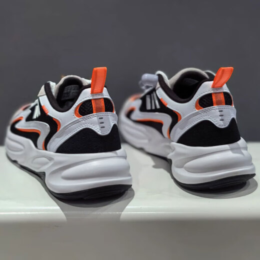 阿迪达斯 （adidas）跑步鞋男鞋女鞋2025夏季新款运动鞋SPIRITAIN 2000缓震老爹鞋休闲 JH7371黑白橙 28 45 (0MM)