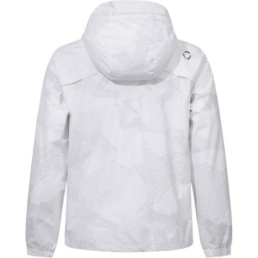 Descente Color Color Hooded Zipper à manches longues pour hommes et femmes, blanc 100