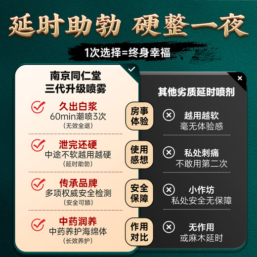 Los suministros de epimedium de adultos machos de Nanjing Tongrentang se pueden usar con afrodisíacos durante mucho tiempo sin eyaculación para ayudar a la erección Glanes de eyaculación prematura sensibles a 10 ml [erección tardía] se pueden usar con la relación sexual de los hombres, una función difícil especial, un aumento rápido, endurecido y endurecido, se puede utilizar con retraso en el retraso de retraso para la eyaculación para hacer que sea más grande y más largo de tiempo de tiempo más largo y más largo.