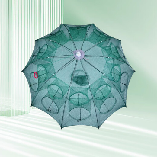 Tianlong pattern ground net lobster net fish shrimp net cage fish net cage can not come out only fishing net fishing eel cage loach ground net fish net 12 imported (free 30 packs of bait + rope + bait bag + floating ring