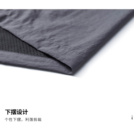 Cat Man Jacket Men's Spring and Autumn Stand Collar Jacket Long Sleeve Workwear Business Loose Casual Top for Young and Middle-aged People Dark Gray XL