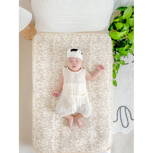 Wanzhuang new product diaper pad baby waterproof breathable washable diaper large size baby diaper sheet aunt pad fantasy forest urine barrier_washable 50x70cm