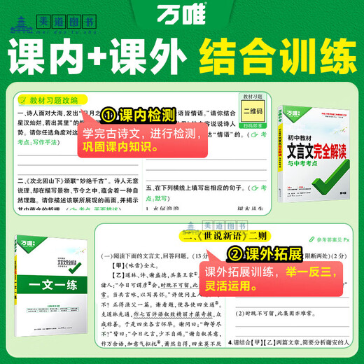 2025 Ausgabe der Wanwei Junior High School Aufnahmeprüfung Junior High School Classic Chinese Comine