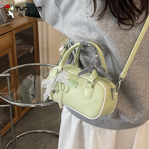 Specht Frisch Bowling -Tasche Sommer 2025 Neue Mode Retro Nische kleine Quadratbeutel vielseitige Ins Crossbody Bag Beibai folgen Sie dem Laden kostenlos