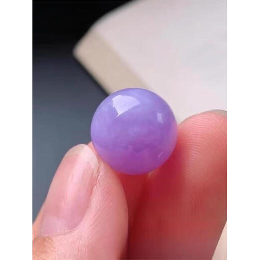 Ancient Burmese Violet Jade Beads Purple Jade Beads Violet Jade Bracelet Necklace 8mm