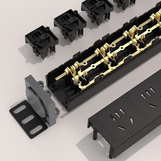 Philips (PHILIPS) Desktop-Gaming-Buchse/PDU-Schrank 8-Bit mit Überlast-Hauptsteuerung, 1,8 Meter dick, 1,5 Quadratmeter, spezielle Federdraht-Buchse/Buchsenplatine/Klemmenplatine für Hubtisch