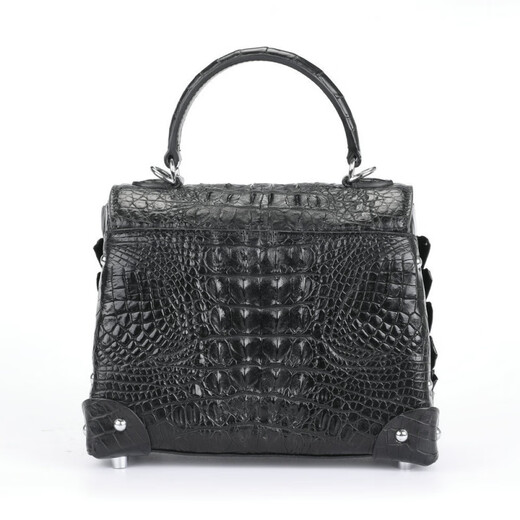 Anymic Official Authentic Bag Brand Luxury Women's Bag 2025 New Crocodile Leather Handbag Bags For Girlfriend Wife Dark Green [Embalaje de caja de regalo]