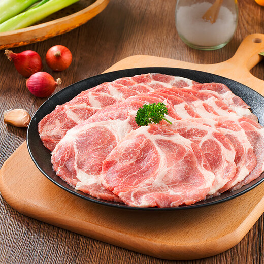 No. 1 Member Store Selected Pork Plum Pork Slices Net Weight 1.2kg BBQ Ingredients Plum Pork Neck Pork