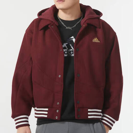 Adidas offizielles Schiffsgeschäft Herrenjacke Neue Windproof Lose Casual Top CNY Kapuzenjacke Sportswear it0210 Red M.