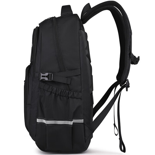 Edison große Kapazität Anti-Fall-Rucksack für Männer Business Freizeit Travel Wassersplashing Computer Rucksack Schoolbag Schwarz schwarz