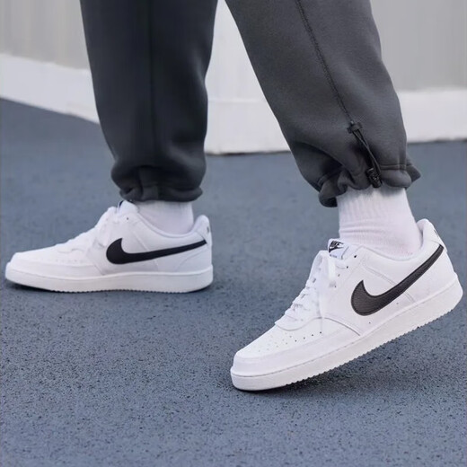 耐克（NIKE）男子运动休闲鞋COURT VISION运动鞋DH2987-101 白黑 42 