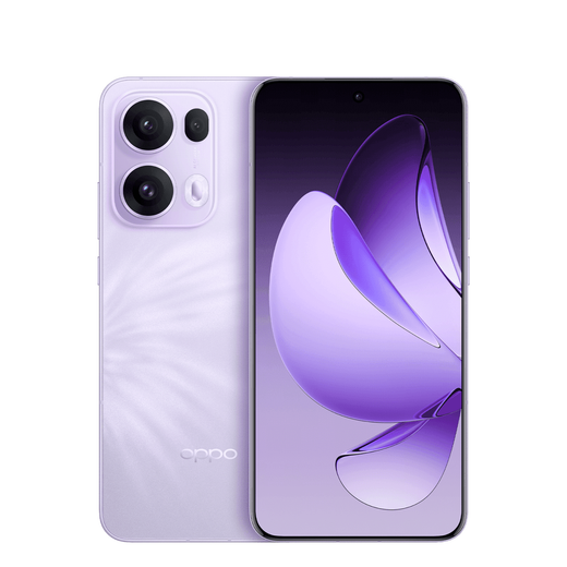 OPPO exhibition machine oppoReno13 Pro super beautiful small straight screen fully waterproof smart AI camera gaming e-sports 5G mobile phone Diedie Purple 12GB+512GB stand-alone + original charger + one-year store warranty