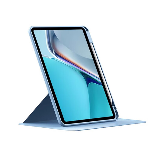 Jiusuo eignet sich für iPad Pro, das mit Stiftschlitz-Schutzabdeckung 9,7-Zoll-iPadpro 9,7-Zoll-Flachschale iPad Apple iPad ProA1674 Flip Cover Jacket Anti-Fall A1675 Gürtel [Lavendelgrau] A1673/A1674/A16755555555 geeignet ist