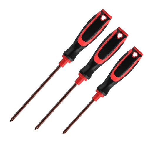Screwdriver cross-shaped industrial-grade strong magnetic alloy screwdriver tool set super-hard screwdriver small screwdriver super-hard screwdriver-6-inch screwdriver