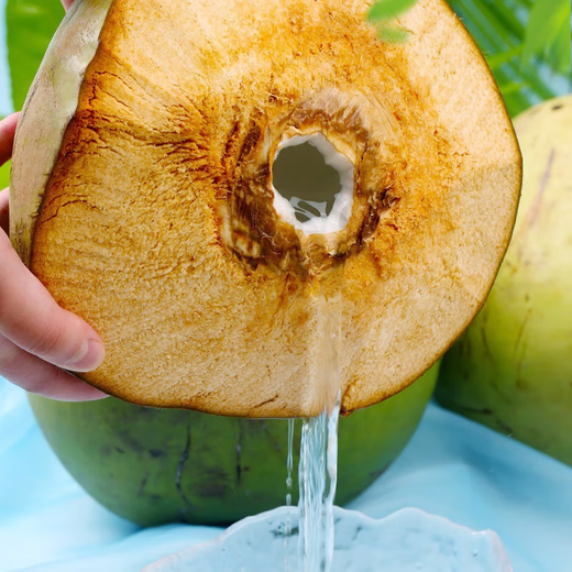 Hainan Wenchang Peeled Green Fresh Coconut Seasonal Fresh Whole Box Fruit Natural Coconut Water Origin Straight Hair 1 Pack Hainan Coconut with Skin