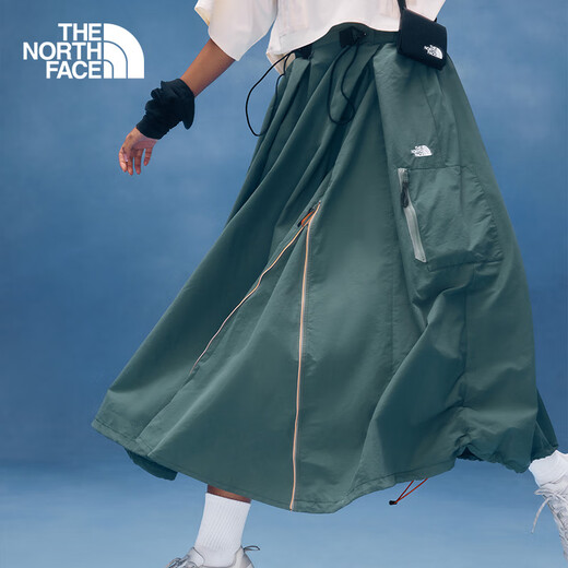 North Face Ue Jupe féminine, jupe longue du bourgeon de fleur, ville à l'épreuve des éclabous