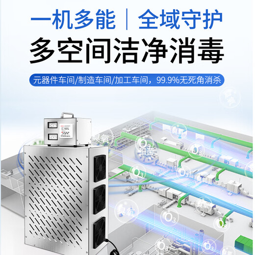 Fenrui built-in central air conditioning ozone sterilizer food factory workshop warehouse air purification ozone generator split built-in ozone sterilizer Delixi intelligent time control 80g