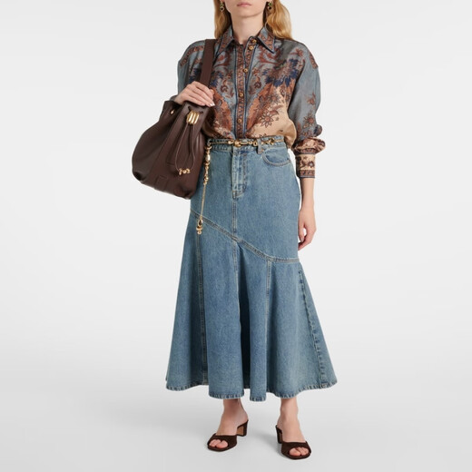 Zimmermann Damen Halcyon Lyon Leder Eimer Bag P01021814 Brown Uniform Code