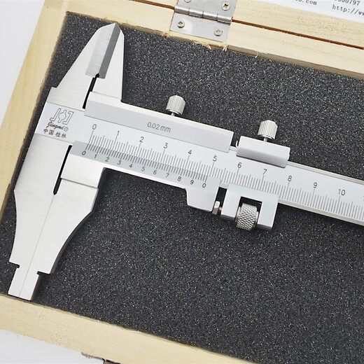 Yue Changsheng Guilin precision overall vernier caliper 0-350mm range large plus ten measurement of inner diameter and outer diameter accurate measurement 0-300mm