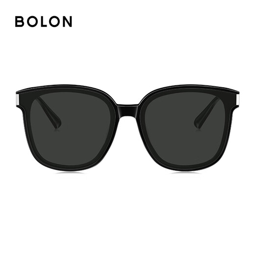 Bolon Tyrannosaurus Glasses Солнцезащитные очки мужчины Wang Hedi те же самые черные солнцезащитные очки для защиты от солнца и ультрафиолетовые лучи BL3111 C10-Gray/Gloss Black Polarized