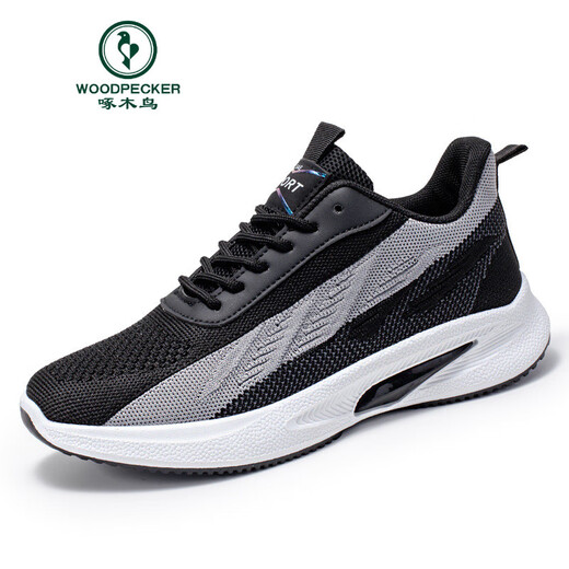 Marca de carpintería de alta mar primavera y verano 2025 zapatos nuevos zapatos informales suaves con calzado para correr resistente a los zapatos deportivos cómodos y de moda hombres 9901 blanco 39
