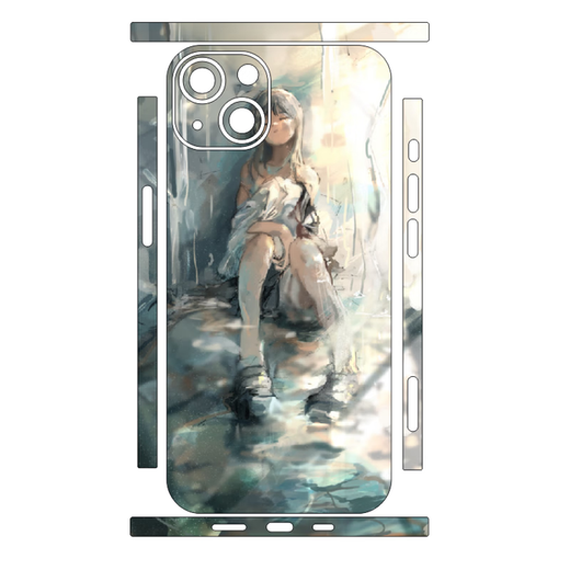 Minyan geeignet für iPhone12 -Rahmenfilm Full Body Sticker Apple 13promax Back Case Back Film Customized Cartoon Color Change Film 13792 [] iPhone13 Mini