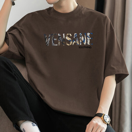 Tianjue Shark (Skysir Shark) Hangzhou Four Seasons Qing Guangzhou Тринадцать линий мужская футболка Официальная аутентичная американская 260G Тяжелая белая футболка мужская короткий рукав M09-829 Black 2025 New S