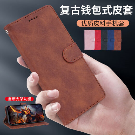 Luo Luou iQOOZ10TurboPro mobile phone case double-sided protective cover iQOO Z10 Turbo retro flip-top leather case soft silicone shell all-inclusive lens buckle wallet style anti-fall business black iQOO Z10 Turbo