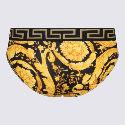 范思哲（VERSACE）男士内裤高舒适度泳裤Barocco SS92标志性设计休闲内衣海滩度假 花色 均码 |4