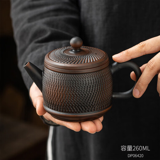 Haofeng 2025 new purple pottery teapot teapot complete tea set set high-end household Xishi teapot Mid-Autumn Festival gift