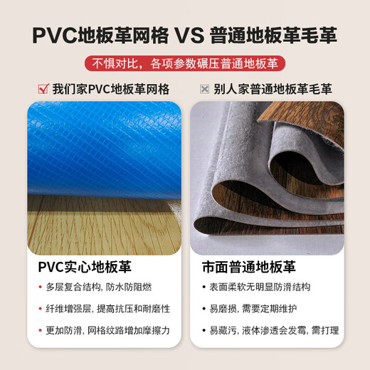 阿尤布盛仕商用pvc地胶幼儿园医院办公室商场工用加厚耐磨防水商用地胶 草本黄.0mm商用1㎡(S-15051)